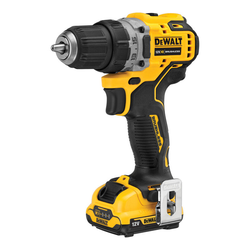 DeWalt Akku-Bohrschrauber DCD701D2-QW 12V 2Ah Schrauber Bohrschrauber schwarz - 5035048709832