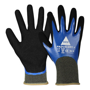 4x B-Ware Hase Montagehandschuhe Arbeitshandschuhe Padua Dry+ Nylon Gr 9 schwarz 40 PAAR