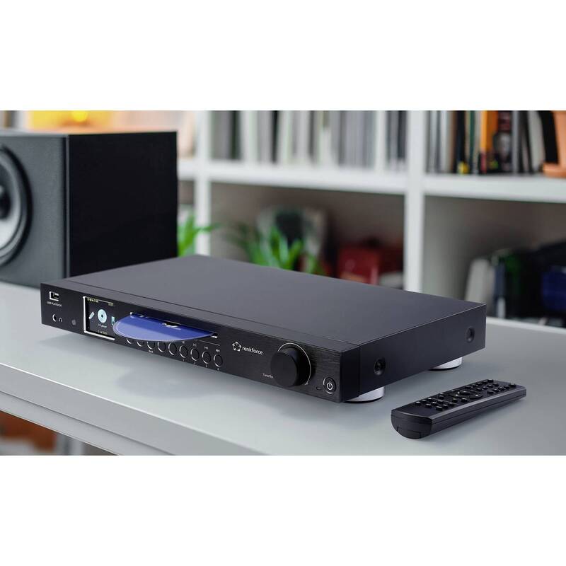 RENKFORCE Radio Empfänger RF DAB DAIR1702 Internetradio Fernbedienung WLAN CD BT - 4064161408842