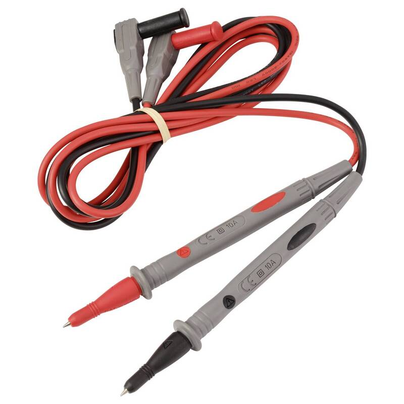 Voltcraft Sicherheits Messleitungs Set MS-4 1.2 m CAT IV 600 V Schwarz Leitung - 4016138688092