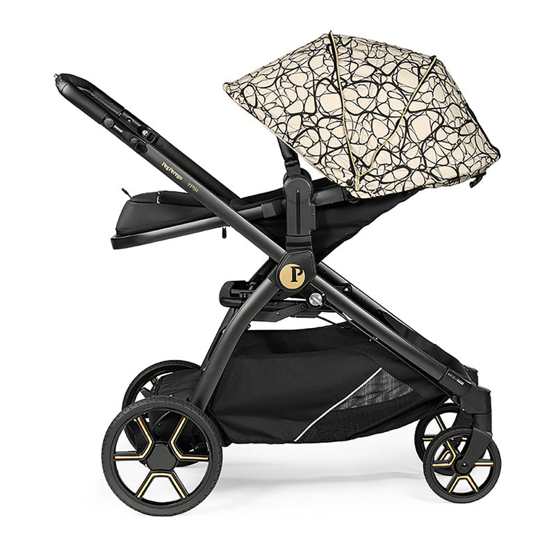 Peg-Pérego Kinderwagen Ypsi graphic gold 21/22 Reisebuggy Kombi-Kinderwagen - 8005475414897