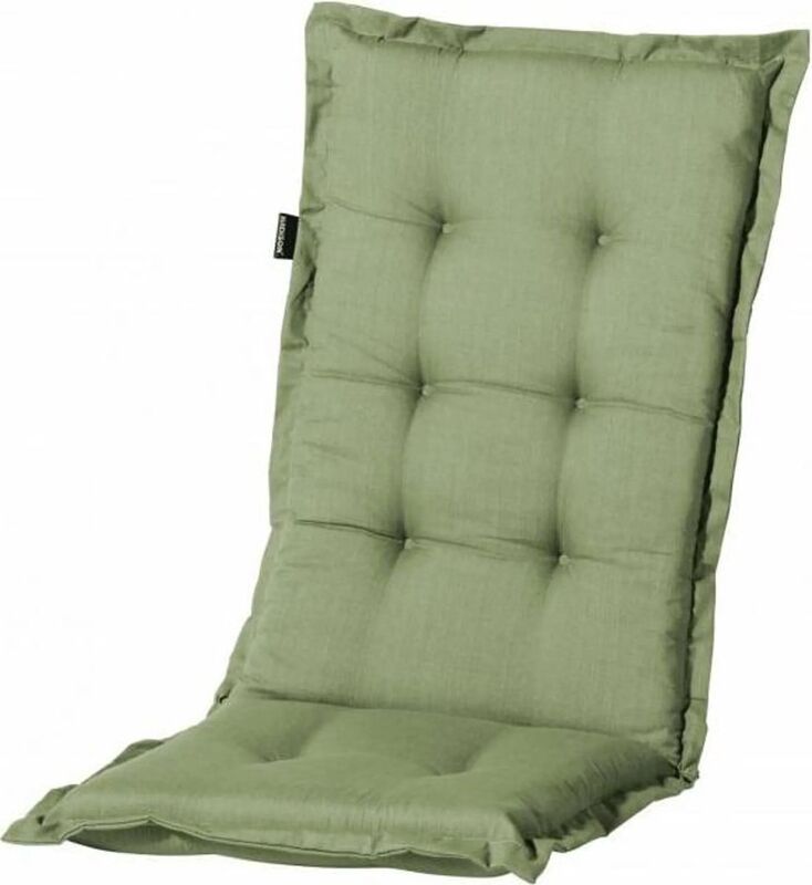 Madison Gartenstuhlauflage Kissen Basic Grün 50x123cm UV-beständig 7cm dick - 8713229077921