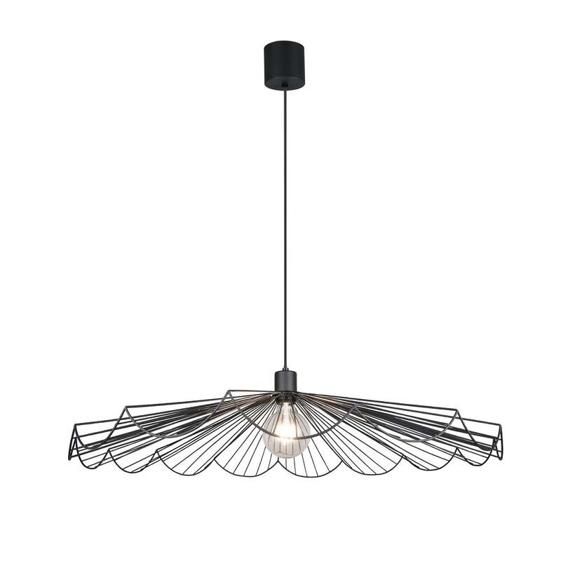 Reality Pendelleuchte Hängeleuchte Margarita LED Lampe dimmbar schwarz Ø80cm - 4017807661699