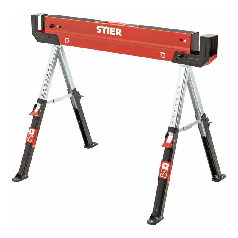 Stier Falt-Arbeitsbock höhenverstellbar 590kg Stahl rutschsicher 1090x520mm - 4251709621850