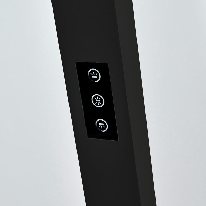 Arcchio LED-Büro-Stehlampe Jolinda schwarz 4000K mit Sensor und Touchdimmer - 4251911779189
