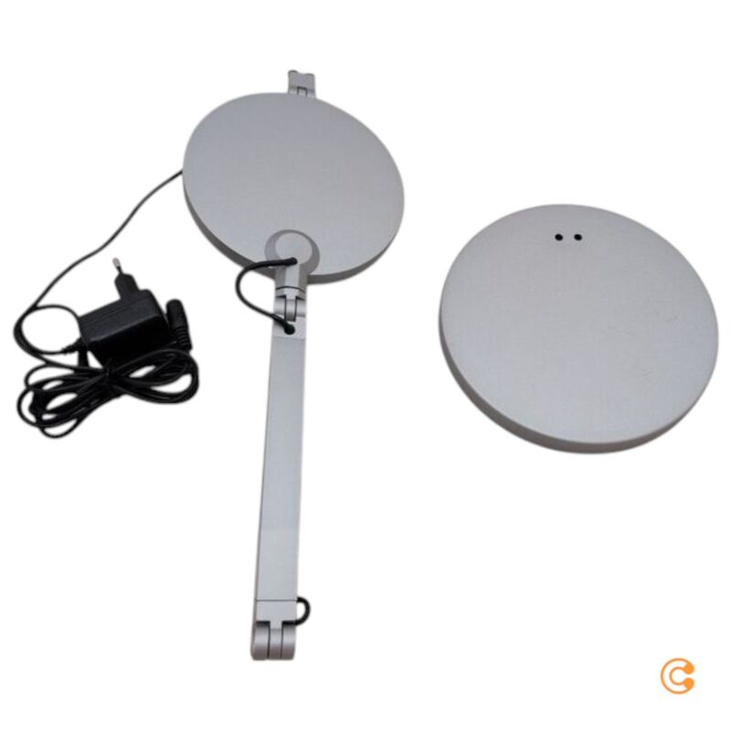 FABAS LUCE Tischleuchte Regina LED dimmbar Touchdimmer warmweiß 80cm alu 1000lm - 8019282510826