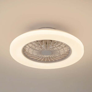 B-Ware Lindby LED-Deckenventilator Vedin DC 49 cm dimmbar Fernbedienung weiß