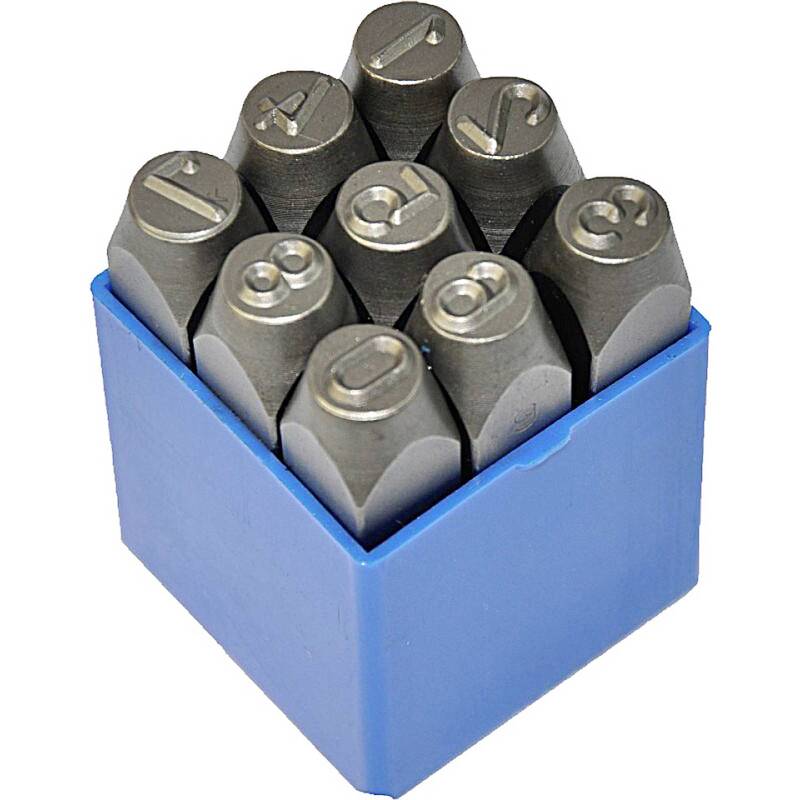 KS Tools 1560467 Schlagzahlensatz Zahlen-Prägestempel-Satz, 9-tlg - 4042146157015