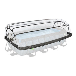 B-Ware EXIT Poolabdeckung Poolplane Abdeckung 400x200cm universell Rechteck Schwimmbad