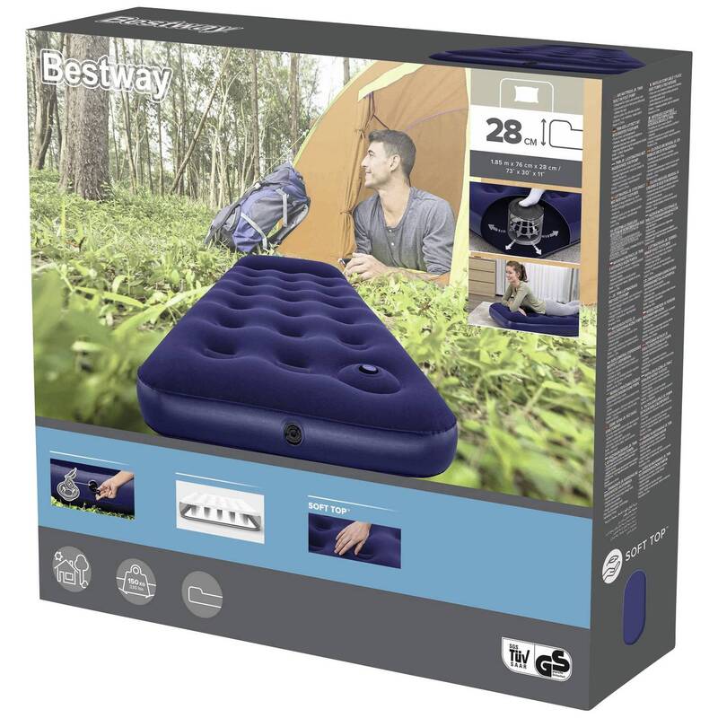 BESTWAY Luftbett Pavillo 185x76x28cm Königs-Blau max. 150kg Camping Schlafen - 6941607348864