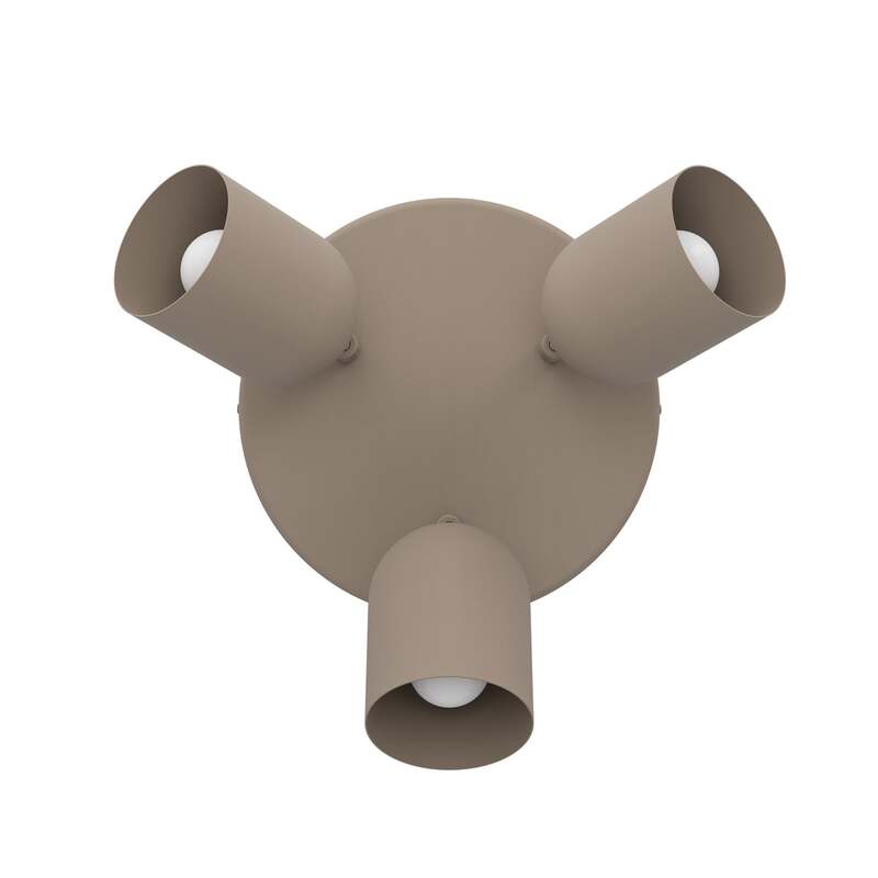 Eglo Deckenstrahler Tilston LED Strahler dimmbar 3-flammig beige Ø25cm 21cm - 9008606359738