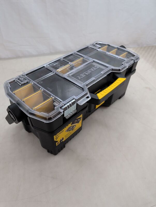 Stanley Werkzeugkoffer unbestückt Werkzeugbox schwarz Kunststoff 670x320x251mm - 3253561975141