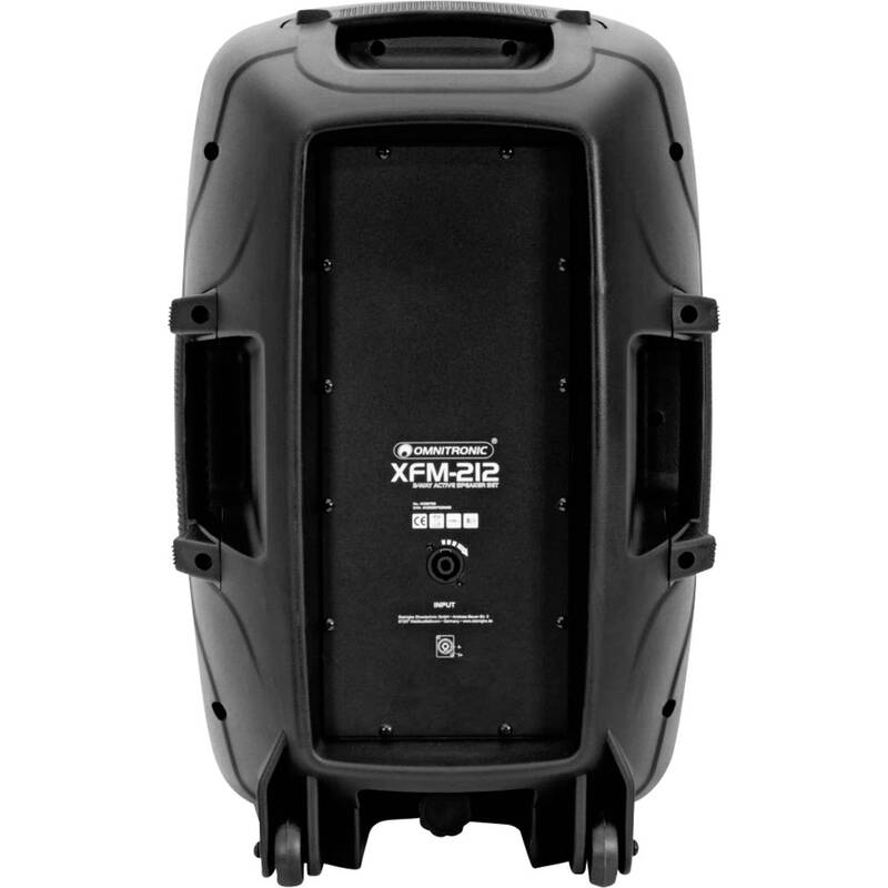 Omnitronic Aktives PA-Lautsprecher-Set Bluetooth inkl. Mikrofon SIEHE TEXT/FOTO - 4026397639681
