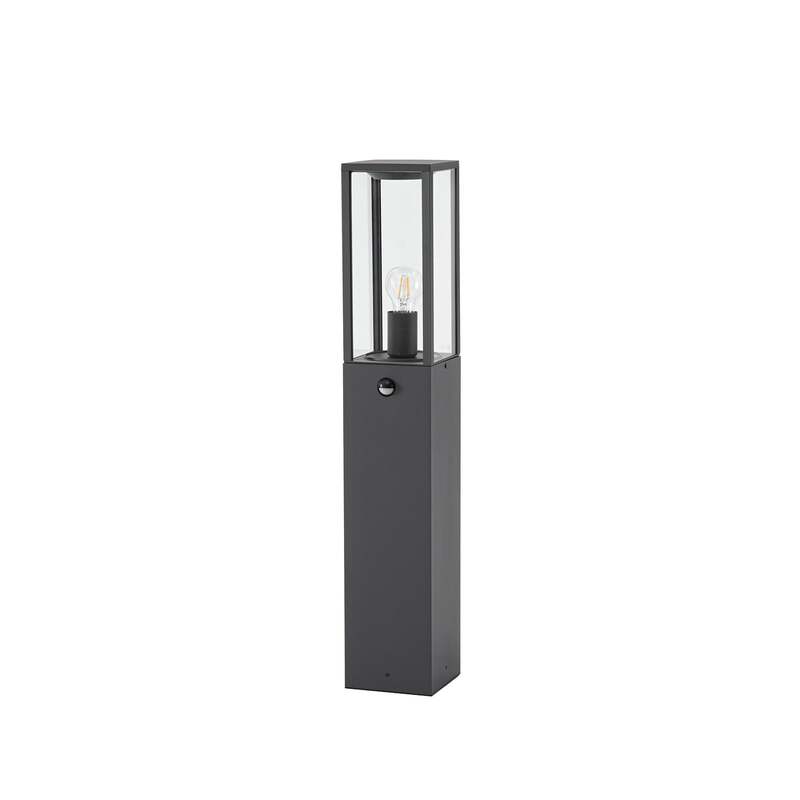 Lindby Wegeleuchte Peldar LED Gartenleuchte anthrazit 80cm mit Sensor IP44 - 4255830907234
