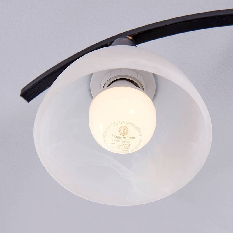 Lindby Deckenlampe Della Hängeleuchte Lampe Leuchte dreiflammig E14 schwarz g482 - 4251096521948