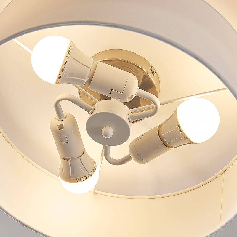 Lindby Deckenlampe Sebatin Hängelampe Lampe Leuchte Ø 40 cm E14 3-flammig cr769 - 4251096503104