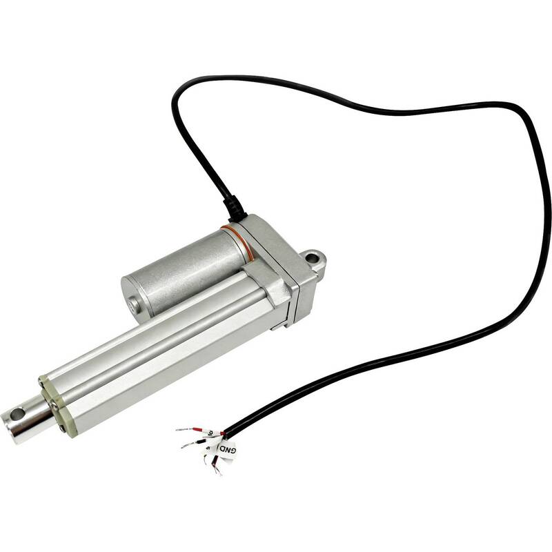TRU COMPONENTS Elektrozylinder TC24-100-500P 24V DC 500N Hublänge 100mm Sensor - 4064161472058