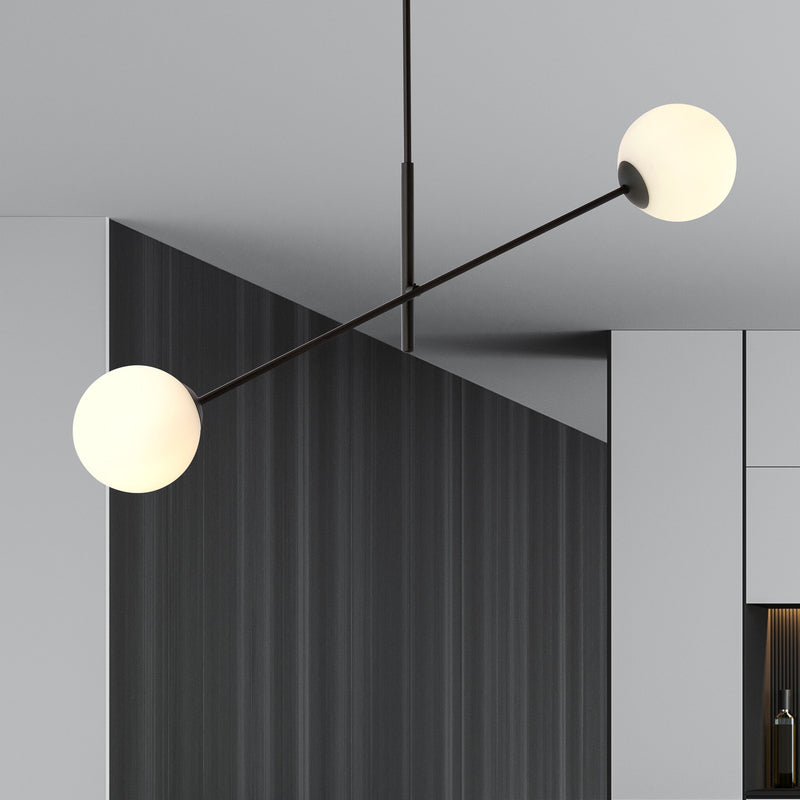 Deckenlampe Linear schwarz/opal Deckenleuchte Lampe Leuchte SIEHE TEXT/FOTO - 5901738923577