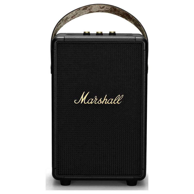 Marshall Bluetooth Lautsprecher Box Tufton Schwarz & Messing 20h Akku 15W IPX2 - 7340055382540
