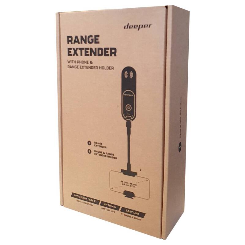 Deeper Kartenplotter Range Extender Zubehör für Futterboote Angeln 14 Stunden - 4779032950787