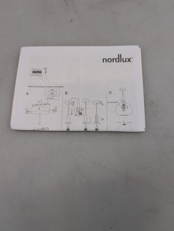 Nordlux Pendelleuchte Hängeleuchte Alton 25 E27 60W Lampe Opal 300cm Höhe 330mm - 5701581413887