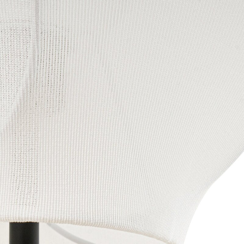 Lucande Stehleuchte Stehlampe Tovina Textil weiß Höhe 165 cm Wohnzimmerlampe - 4255830901133