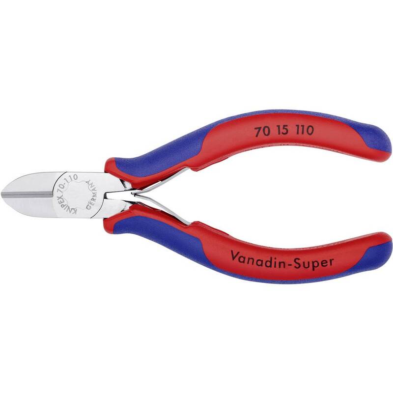 Knipex 70 15 110 Werkstatt Seitenschneider mit Facette 110 mm Schneidwerkzeug - 4003773029649