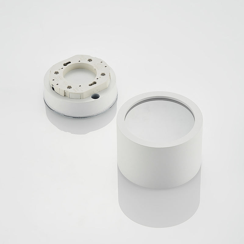 Arcchio Downlight Nieva GX53 LED dimmbar Einbaustrahler Lampe weiß Ø10cm IP44 - 4251096593310