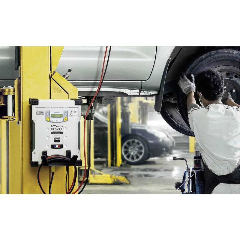 GYS GYSFLASH Vertikal Automatikladegerät Batterieladegerät Auto KFZ 12 V 100 A - 3154020029606