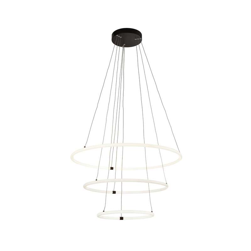 searchlight Hängeleuchte Pendelleuchte LED Acryl dimmbar weiß Revolve 3 flammig - 5053423189451