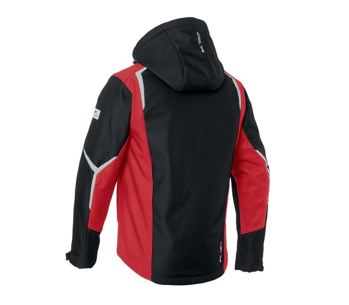 Kübler Jacke Mantel Winter BODYFORCE Softshell schwarz mittelrot Größe L - 4053813480886