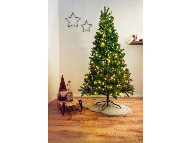 Künstlicher Weihnachtsbaum Kunsttanne Nagano 180cm LED Tannenbaum grün 160L - 4007876512213