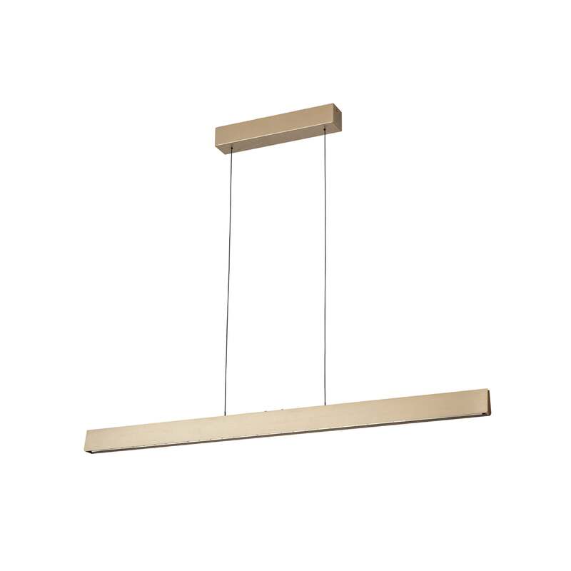 Orion Tara LED Hängelampe Pendelleuchte Messing matt Wohnzimmerlampe 120 cm - 9003090278329