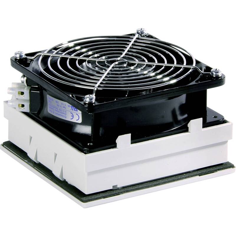 Elmeko Filterlüfter Ventilator LV 200 24V/DC lichtgrau 130 x 130 x 77 mm - 4251218601800