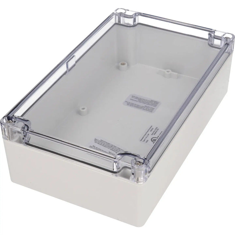 Hammond Electronics Gehäuse wasserdicht 1554FL2GY Polycarbonat grau 119x89x45mm - 0623980425597