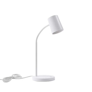 B-Ware Lindby Tischleuchte Radka weiß Kunststoff GU10 Flexarm Tischlampe Lampe Leuchte