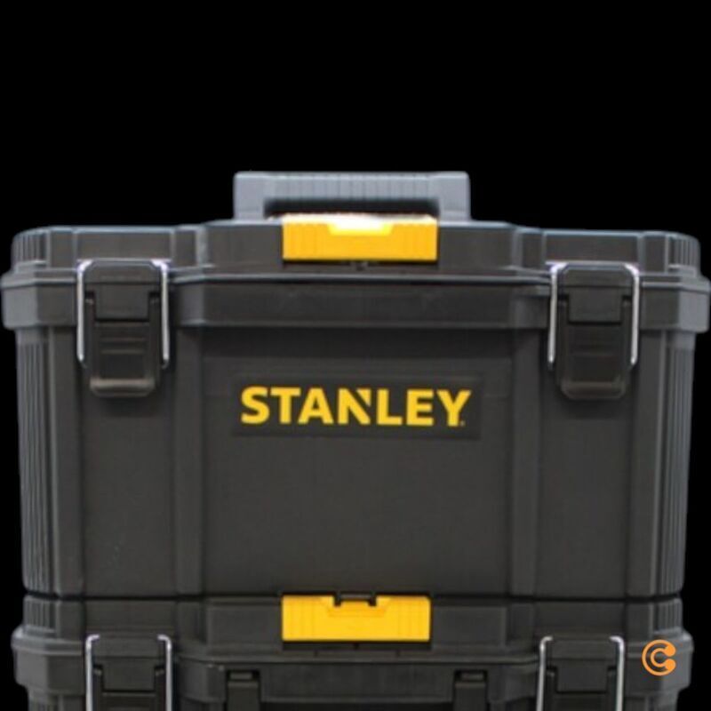 Stanley Trolley-Koffer Werkzeugbox unbestückt 80l anthrazit 400x506x740mm - 3253561833199