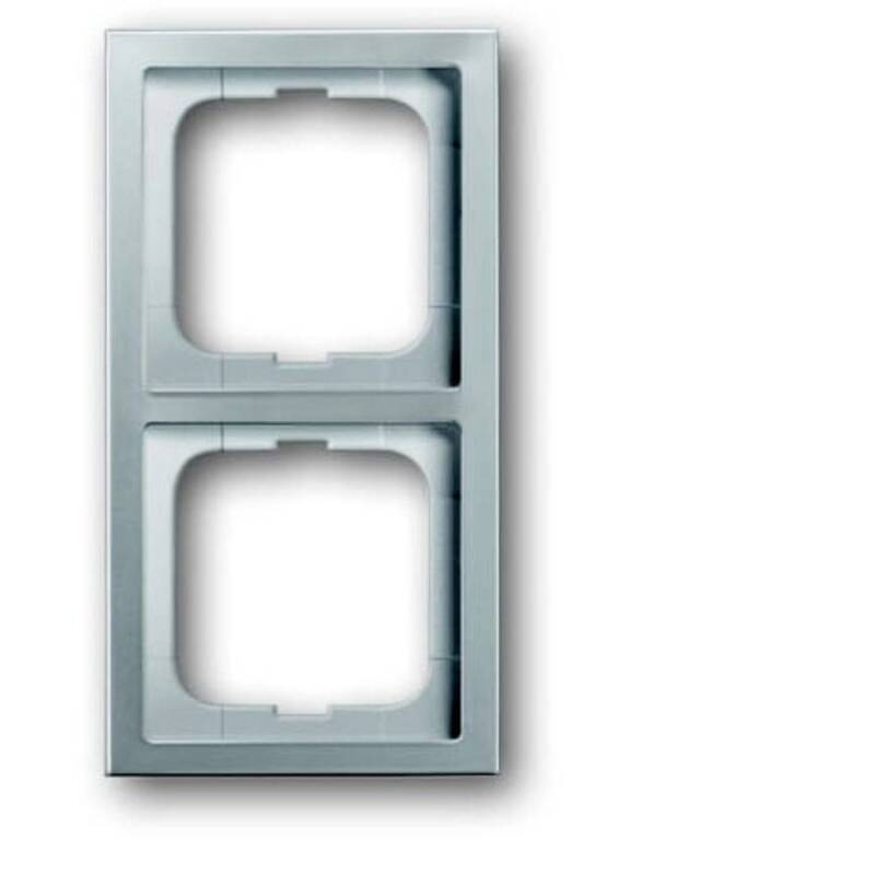 Busch-Jaeger 2fach Rahmen Edelstahl 2CKA001754A4318 Schalterprogramm Rahmen 1 St - 4011395088340