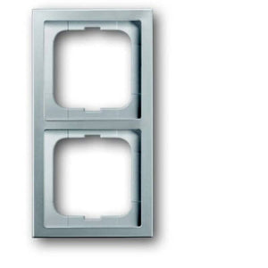B-Ware Busch-Jaeger 2fach Rahmen Edelstahl 2CKA001754A4318 Schalterprogramm Rahmen 1 St