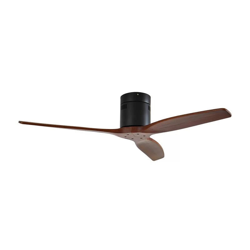 Lucande Deckenventilator Vindur schwarz Holz DC leise Ventilator Lampe Leuchte - 4251911779844