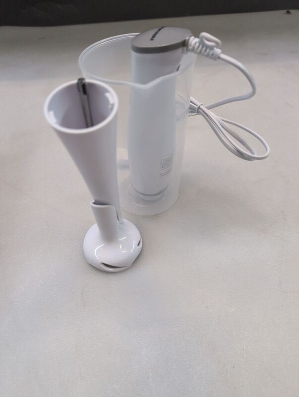 GourmetMaxx Stabmixer Pürierstab Handmixer 400W Mixer Küchenhelfer Weiß 700ml - 4067522047919