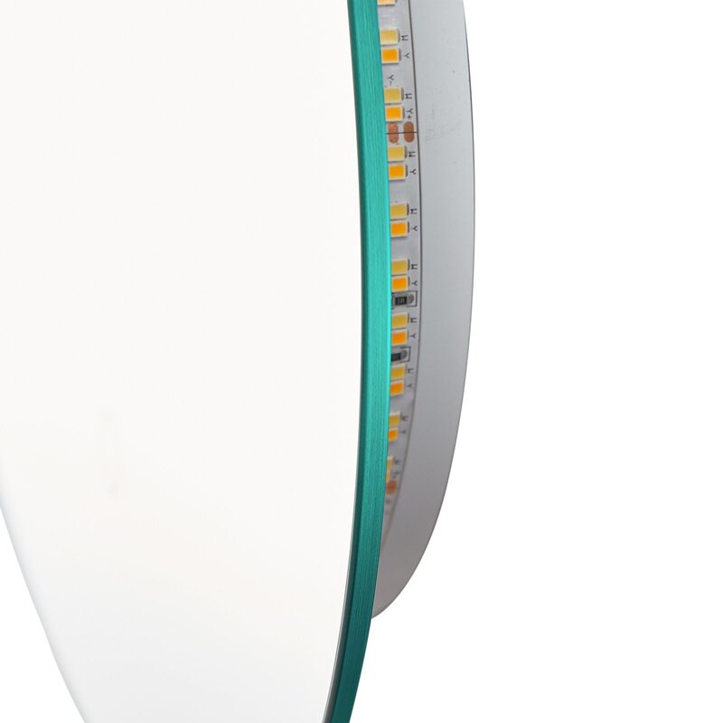 Lucande LED Spiegel Celestiel tropfenförmig CCT 60cm chrom Badezimmerlampe 650lm - 4251911777840