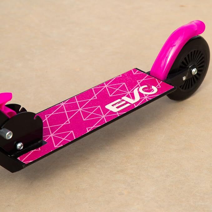 EVO Scooter Faltbar Pink Kinderfahrzeug 2-Rad höhenverstellbar ABEC-5 65x32x76cm - 5050843824719