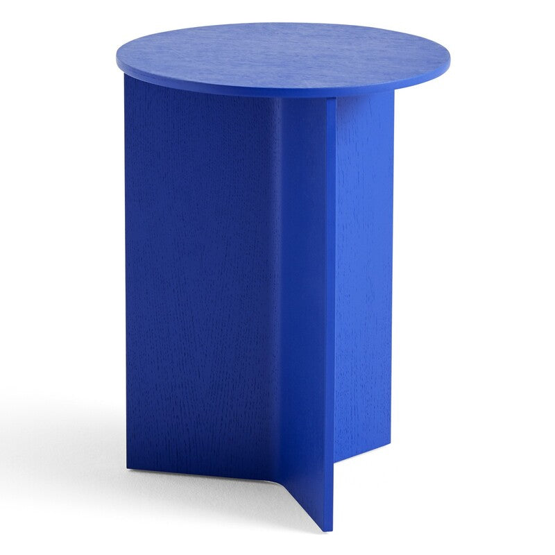 Hay Slit High Beistelltisch Coachtisch Serviertisch Holz 35x47cm Vivid Blue - 5710441299240