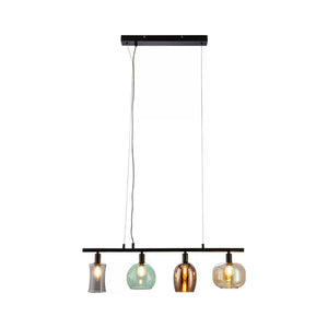 B-Ware NOWA GmbH Pendellampe Telesto mit Glasschirmen Pendelleuchte Leuchte Lampe E14