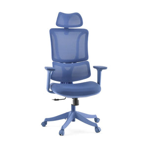 B-Ware MyBuero Ergomy Colore Bürostuhl Blau 3D Netzstoff ergonomisch 120kg max