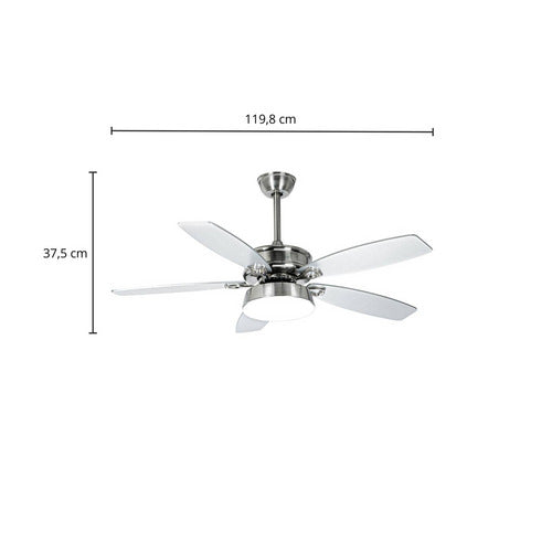 Deckenventilator LED Ventilator Raumventilator Deckenlampe CCT Starluna Kuvio - 4251911746327