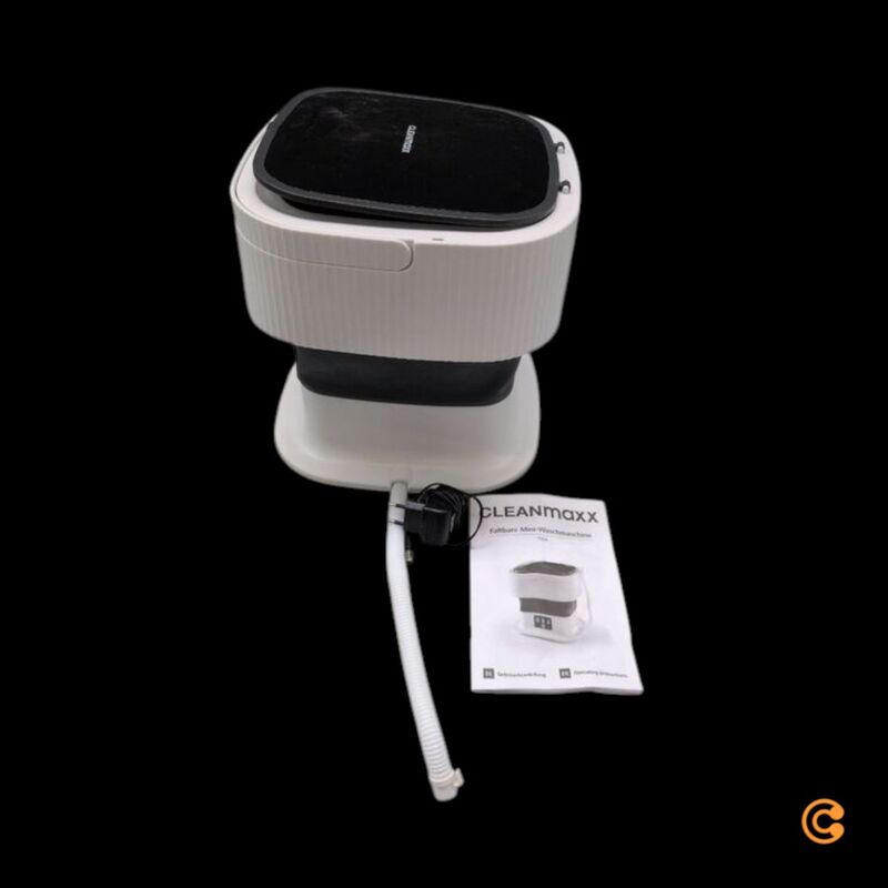 CLEANmaxx Mini-Waschmaschine faltbar 40W 1kg Standgerät für Reisen und kleine - 4067522075318