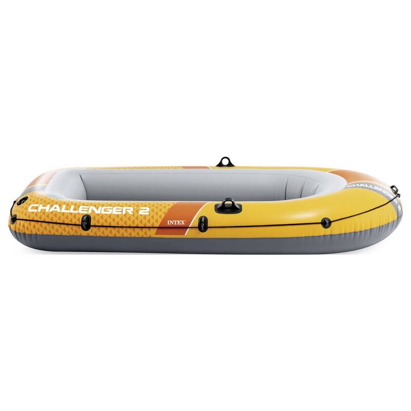 Intex Challenger 2 Boot Set Sportboot 2-Personen Set Paddel Handpumpe 200kg - 6941057430607