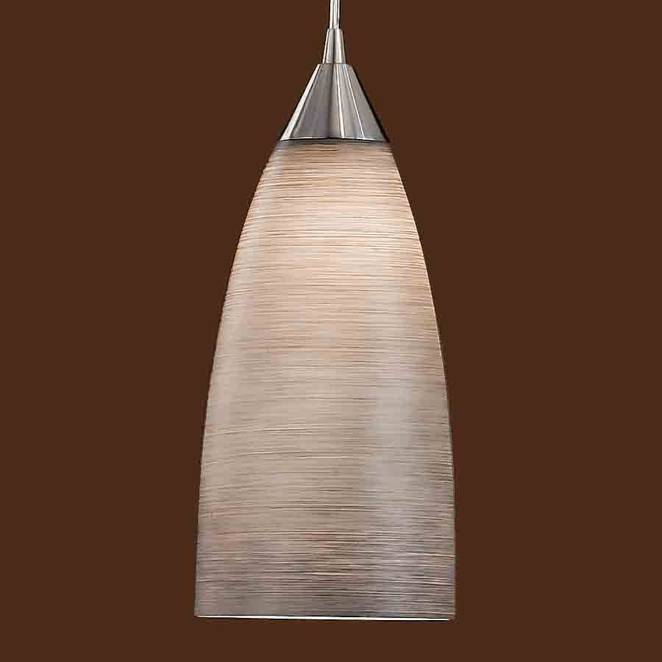 Orion Pendelleuchte Madina Hängeleuchte Hängelampe Lampe aus Glas Ø 15 cm braun - 9003090224913